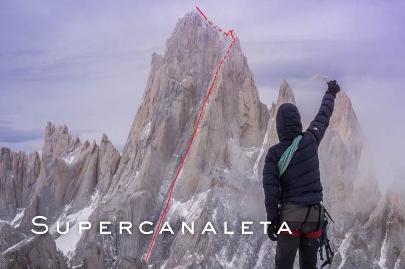 Supercanaleta Route Mount Fitz Roy